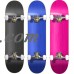 Blank Complete Skateboard 7.75" Skateboards Stained Black , Ready to ride Black   